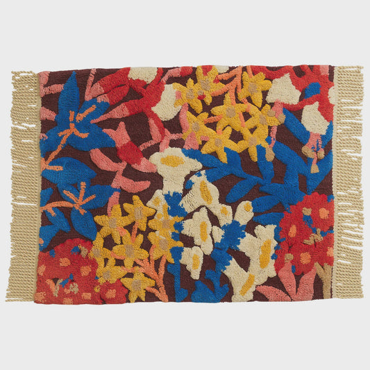 Sage x Clare - Francesca Bath Mat / Garnet