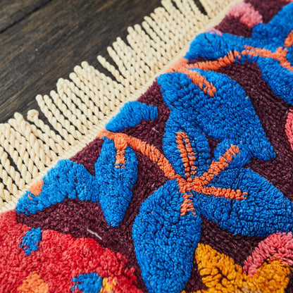 Sage x Clare - Francesca Bath Mat / Garnet