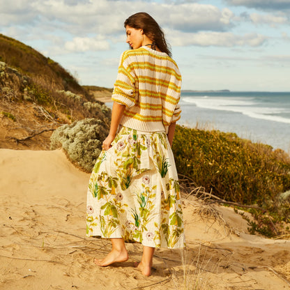 Sage x Clare - Malorie Midi Skirt