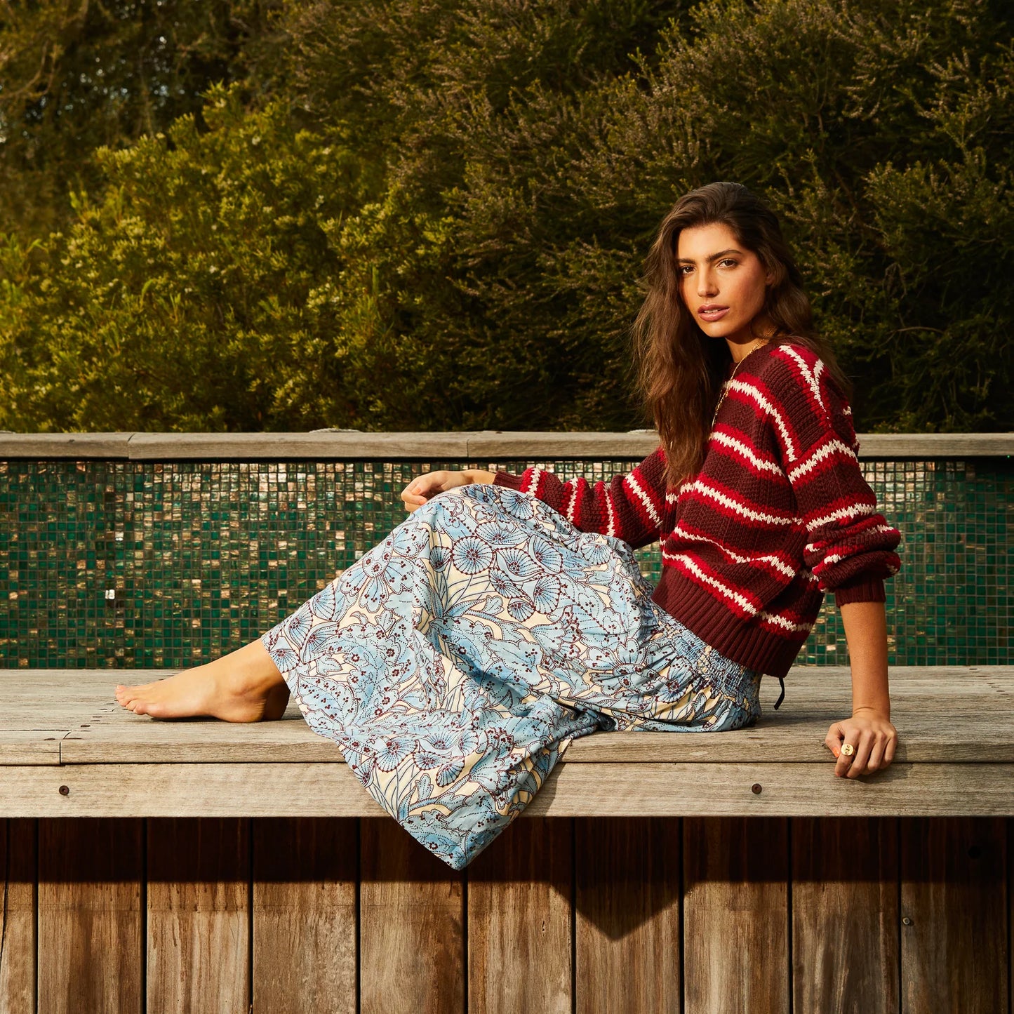 Sage x Clare - Lucia Maxi Skirt