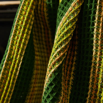 Sage x Clare - Selene Stripe Tea Towel / Anise - The Ivy Room Adelaide