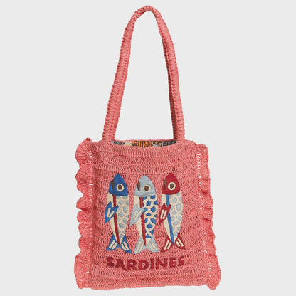 Sage x Clare - Sandria Crochet Tote Bag