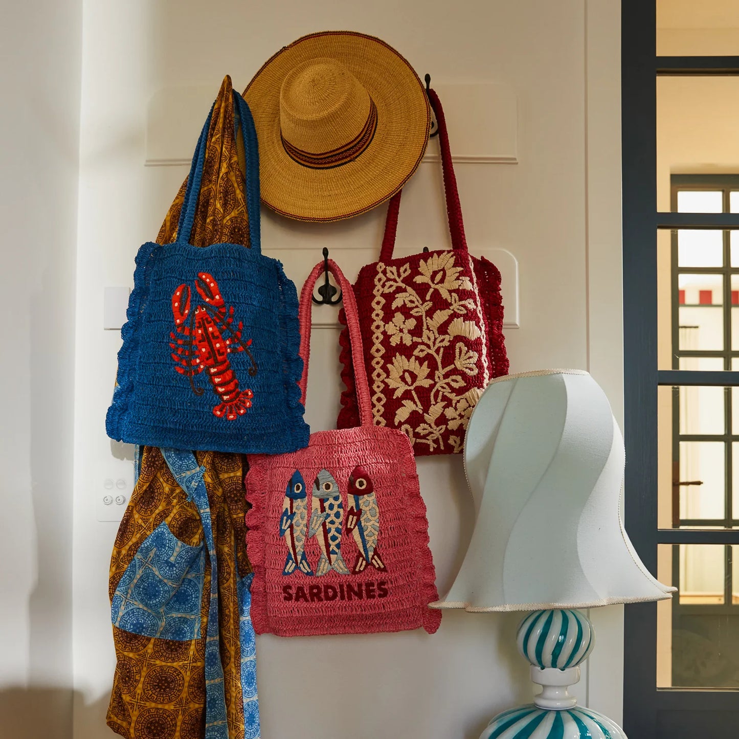 Sage x Clare - Sandria Crochet Tote Bag