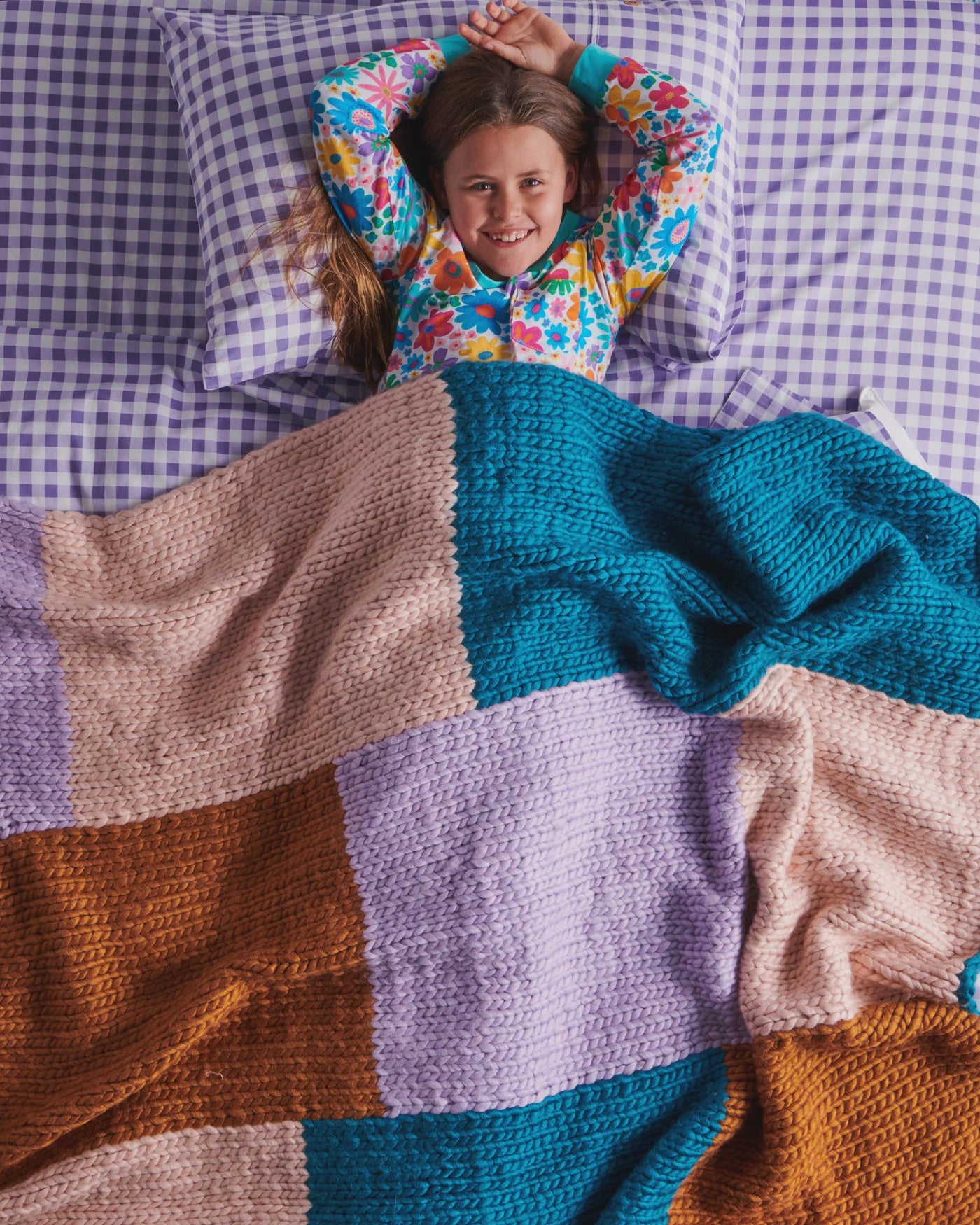 Kip & Co - Roasted Pecan Chunky Knit Blanket