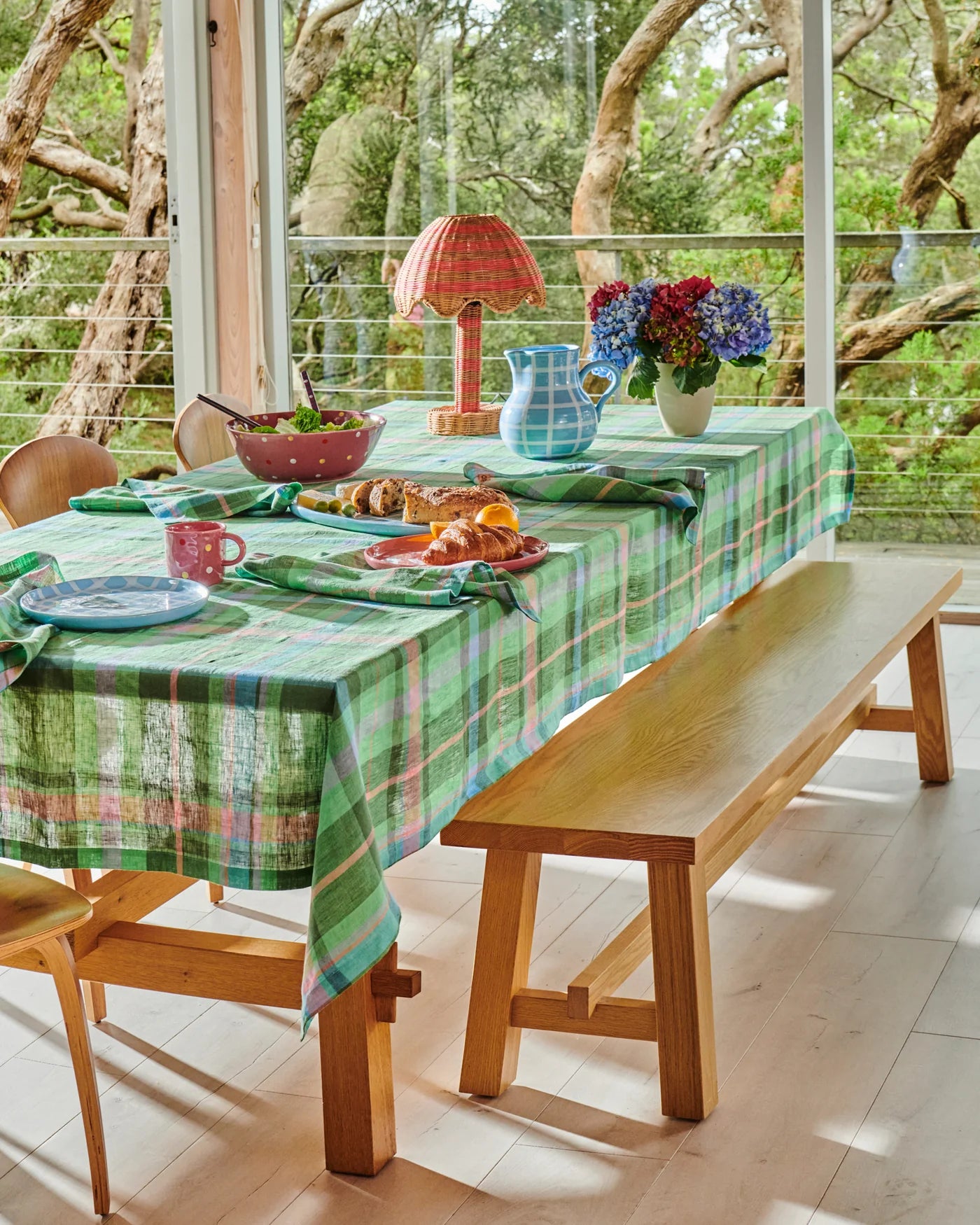Kip & Co - Jewel Of The Nile Tartan Tea Towel