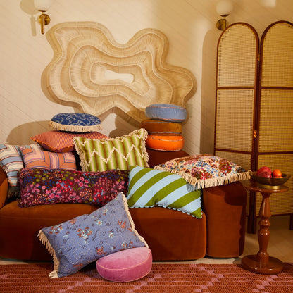 Sage x Clare - Myra Fringe Cushion - The Ivy Room Adelaide