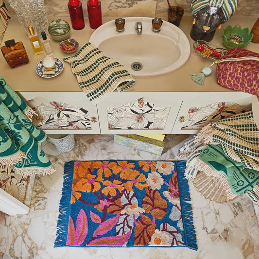 Sage x Clare - Genevieve Bath Mat Capri - The Ivy Room Adelaide