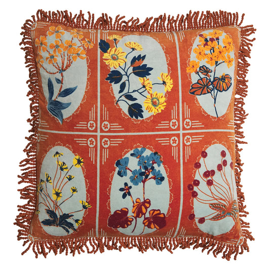 Sage x Clare - Gigi Velvet Cushion Copper