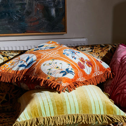 Sage x Clare - Gigi Velvet Cushion Copper - The Ivy Room Adelaide