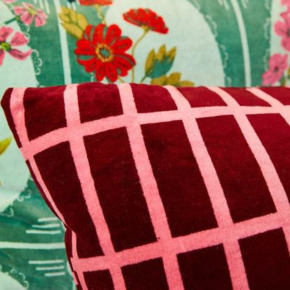 Sage x Clare - Remi Velvet Cushion Mahogany - The Ivy Room Adelaide
