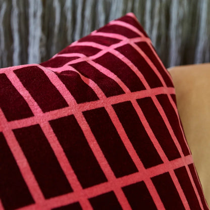 Sage x Clare - Remi Velvet Cushion Mahogany - The Ivy Room Adelaide