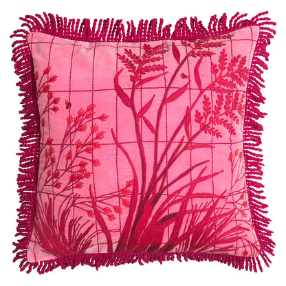 Sage x Clare - Adelyn Embroidered Cushion - The Ivy Room Adelaide
