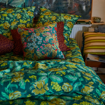 Sage x Clare - Claire Reversible Cushion Jade - The Ivy Room Adelaide