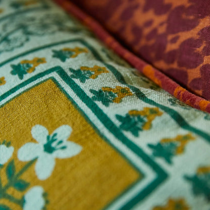 Sage x Clare - Claire Reversible Cushion Jade - The Ivy Room Adelaide
