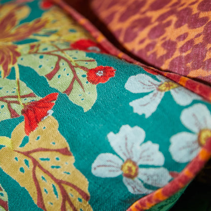 Sage x Clare - Claire Reversible Cushion Jade - The Ivy Room Adelaide