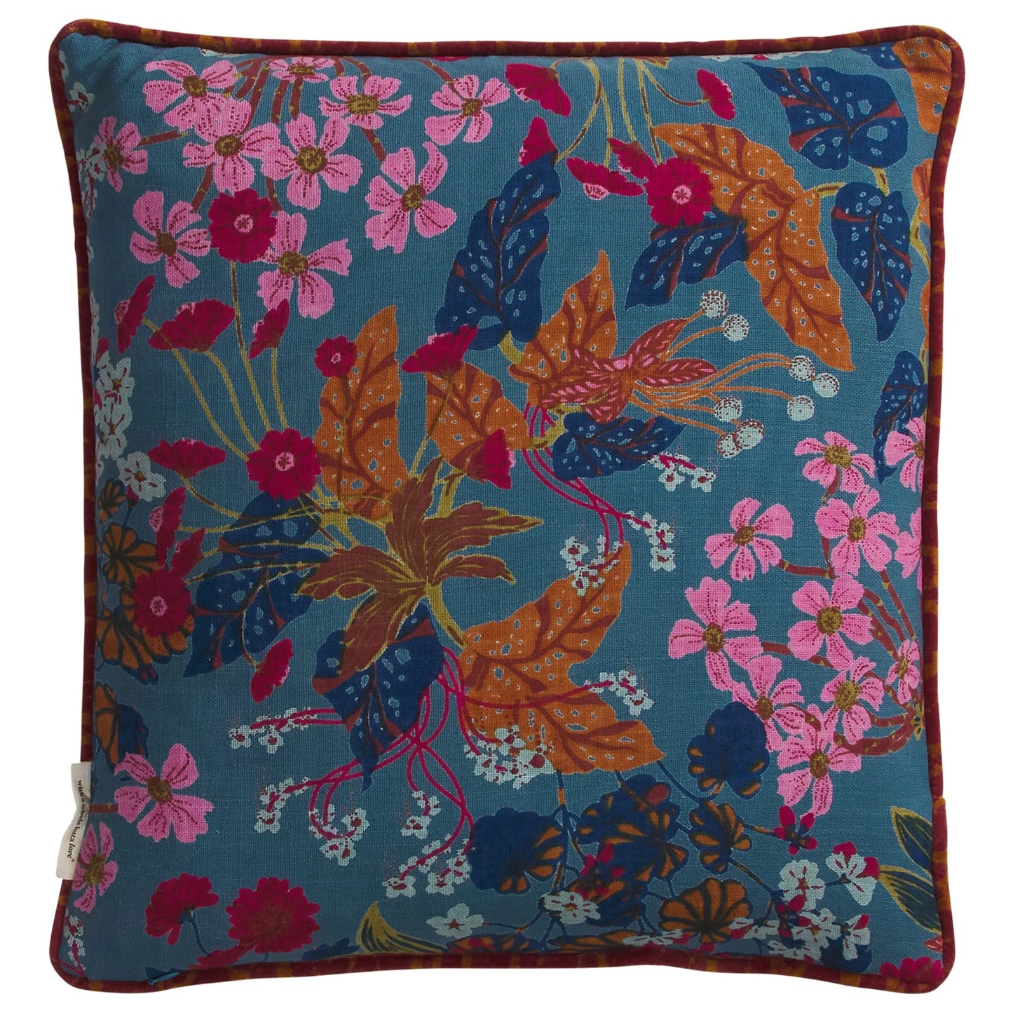 Sage x Clare - Claire Reversible Cushion Mustard