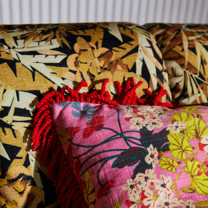 Sage x Clare - Genevieve Square Fringe Cushion - The Ivy Room Adelaide