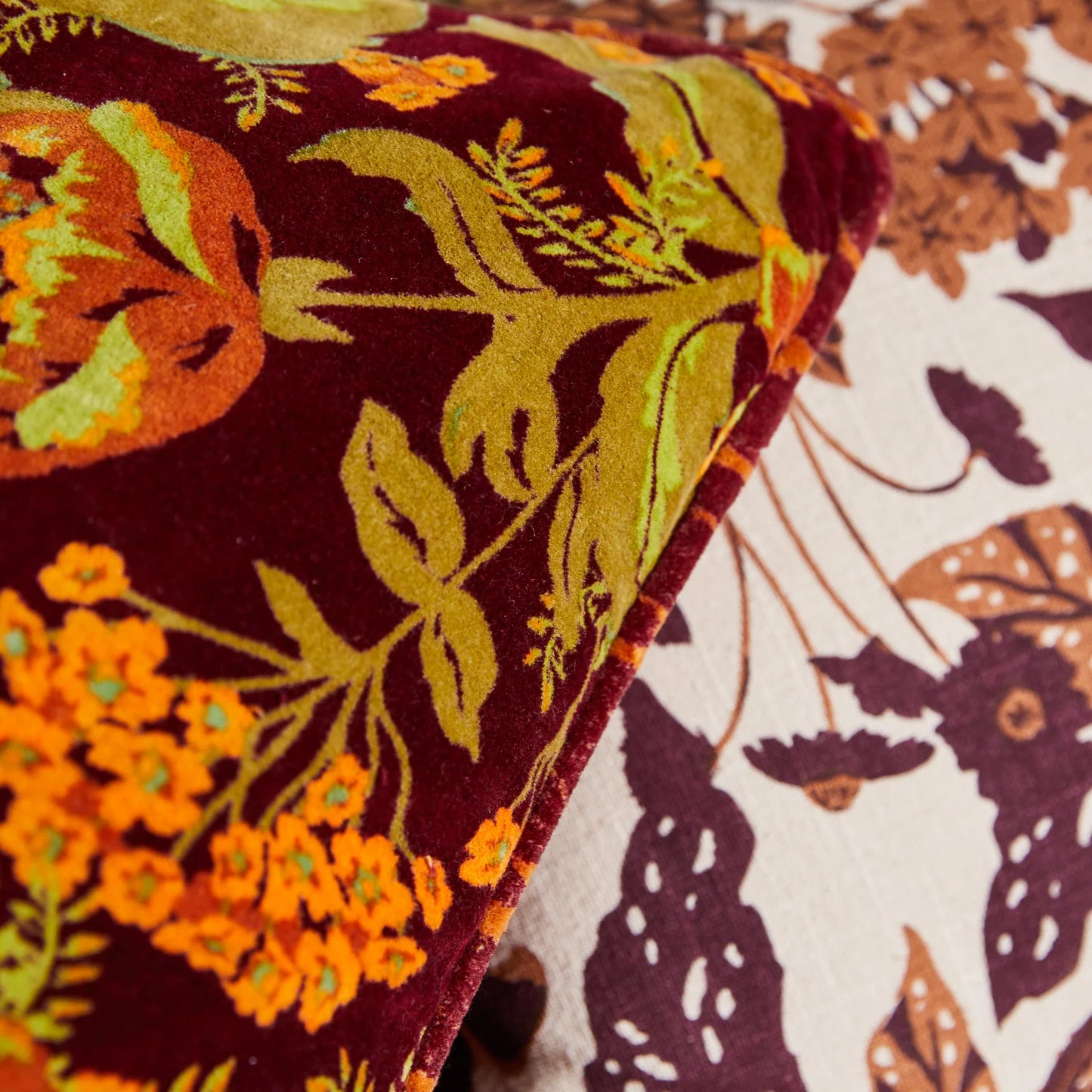 Sage x Clare - Dax Margot Reversible Velvet Cushion