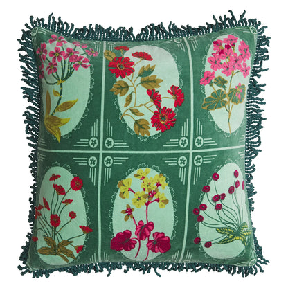 Sage x Clare - Gigi Velvet Cushion Forest - The Ivy Room Adelaide