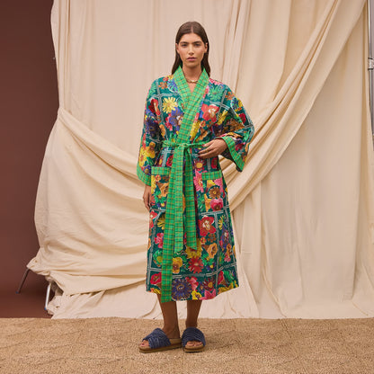 Sage x Clare - Ines Cotton Robe