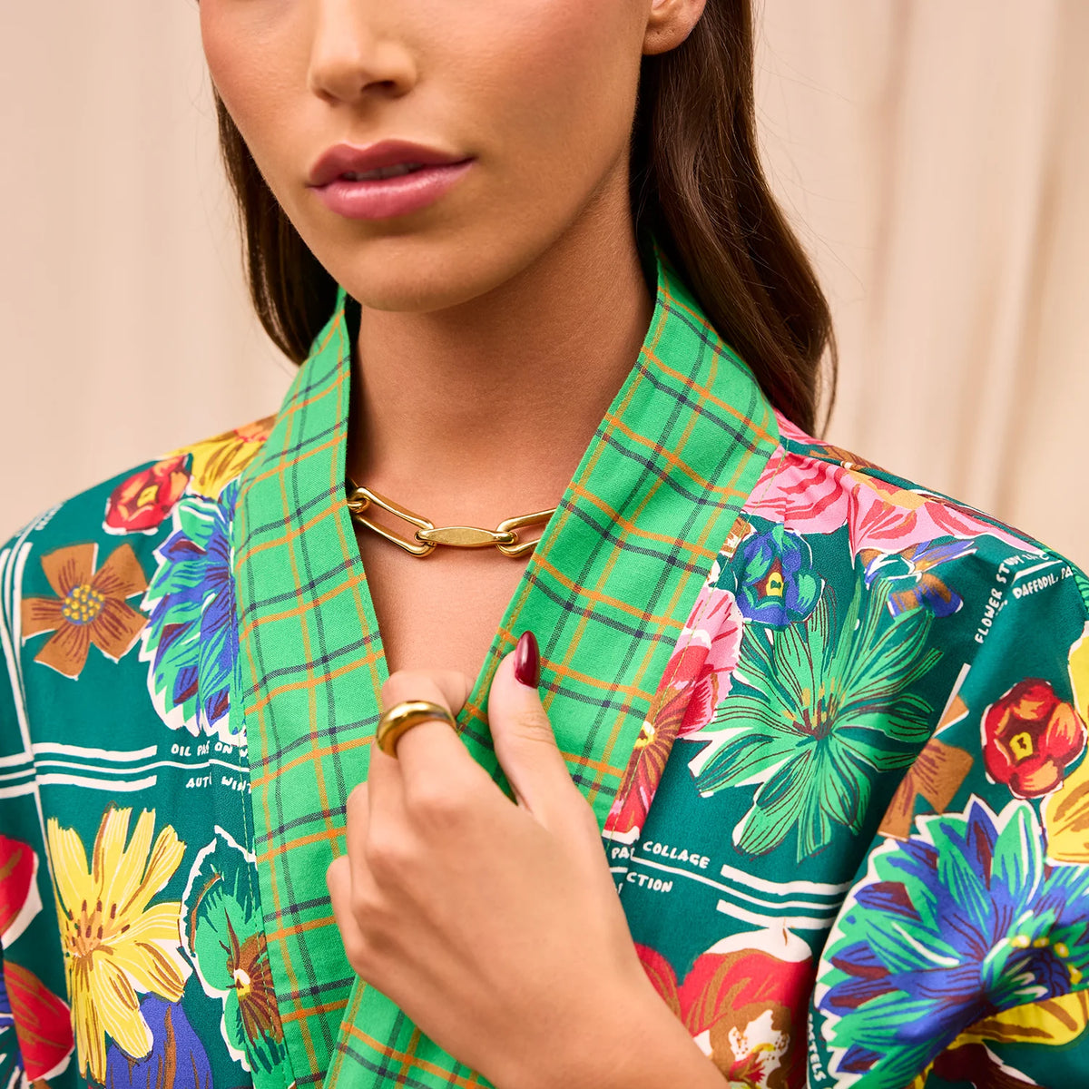 Sage x Clare - Ines Cotton Robe