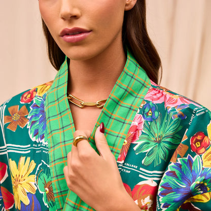 Sage x Clare - Ines Cotton Robe