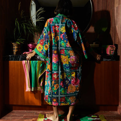Sage x Clare - Ines Cotton Robe