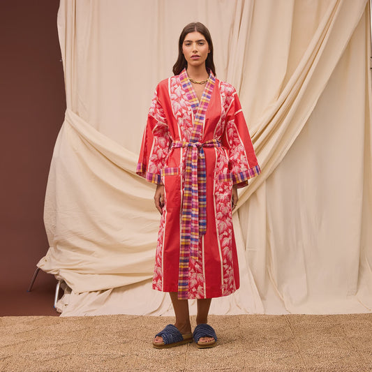 Sage x Clare - Agata Cotton Robe