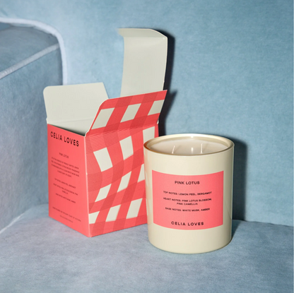 Celia Loves - 80hr Candle | Pink Lotus