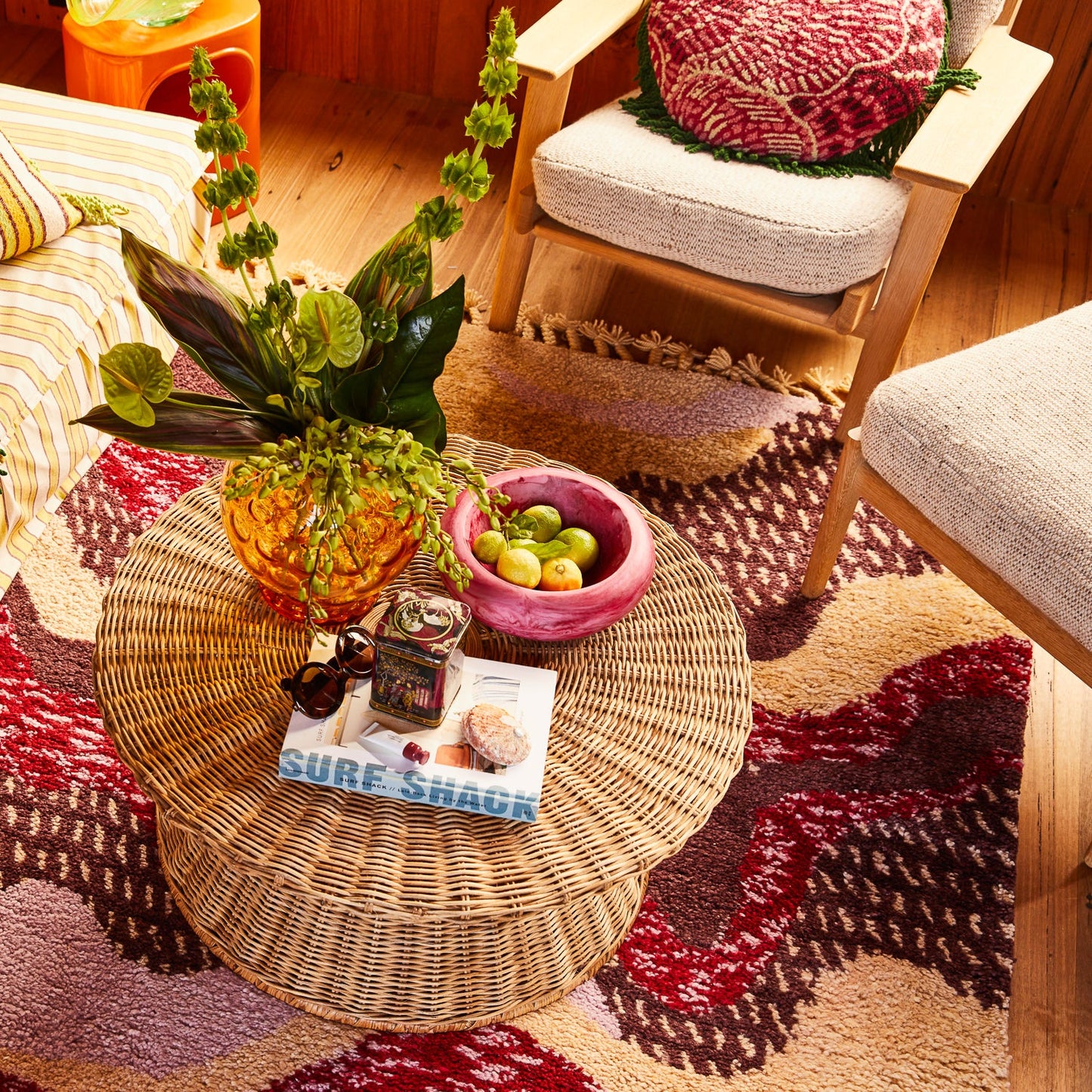 Sage x Clare - Jeanne Resin Bowl / Crimson - The Ivy Room Adelaide