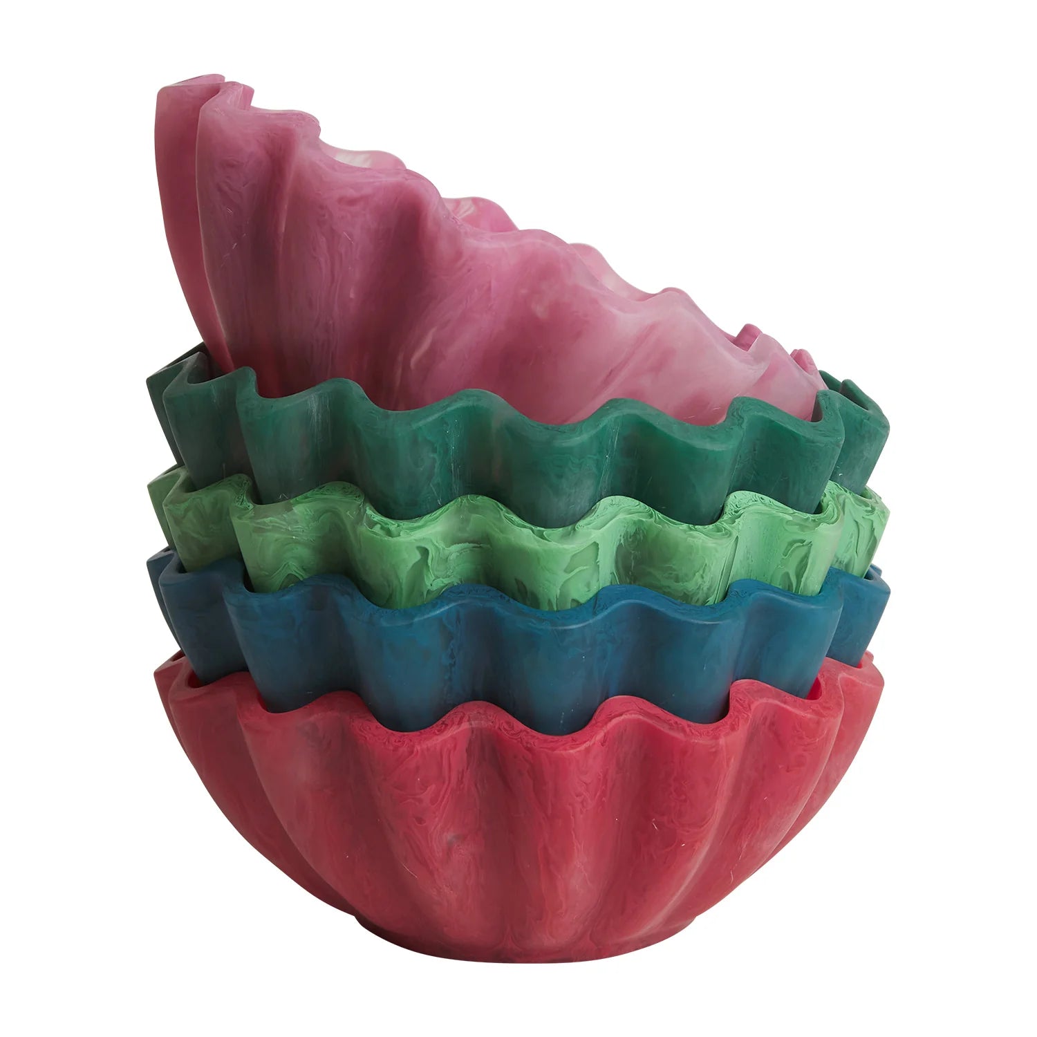 Sage x Clare - Resin Venus Bowl Raspberry - The Ivy Room Adelaide