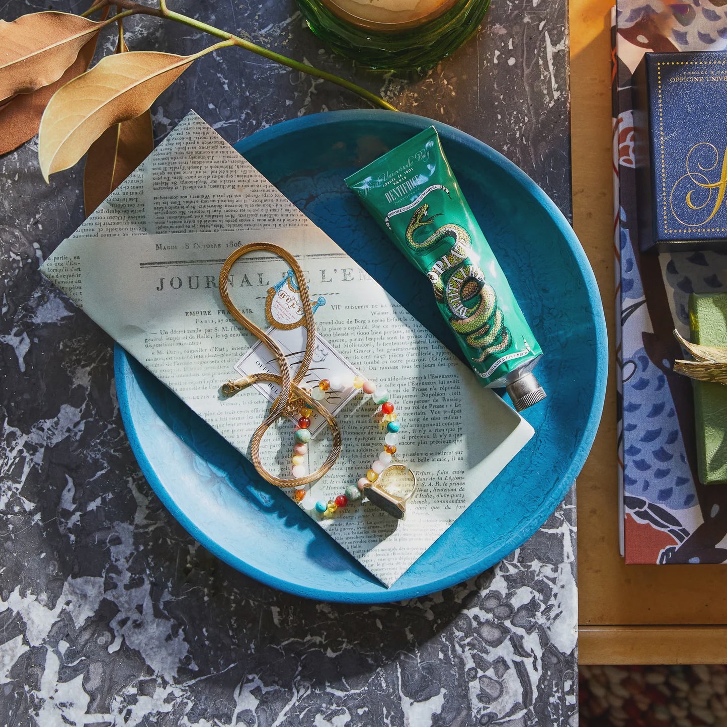 Sage x Clare - Resin Aamin Mini Platter Capri