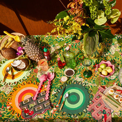 Sage x Clare - Gisele Resin Salad Servers / Crimson - The Ivy Room Adelaide