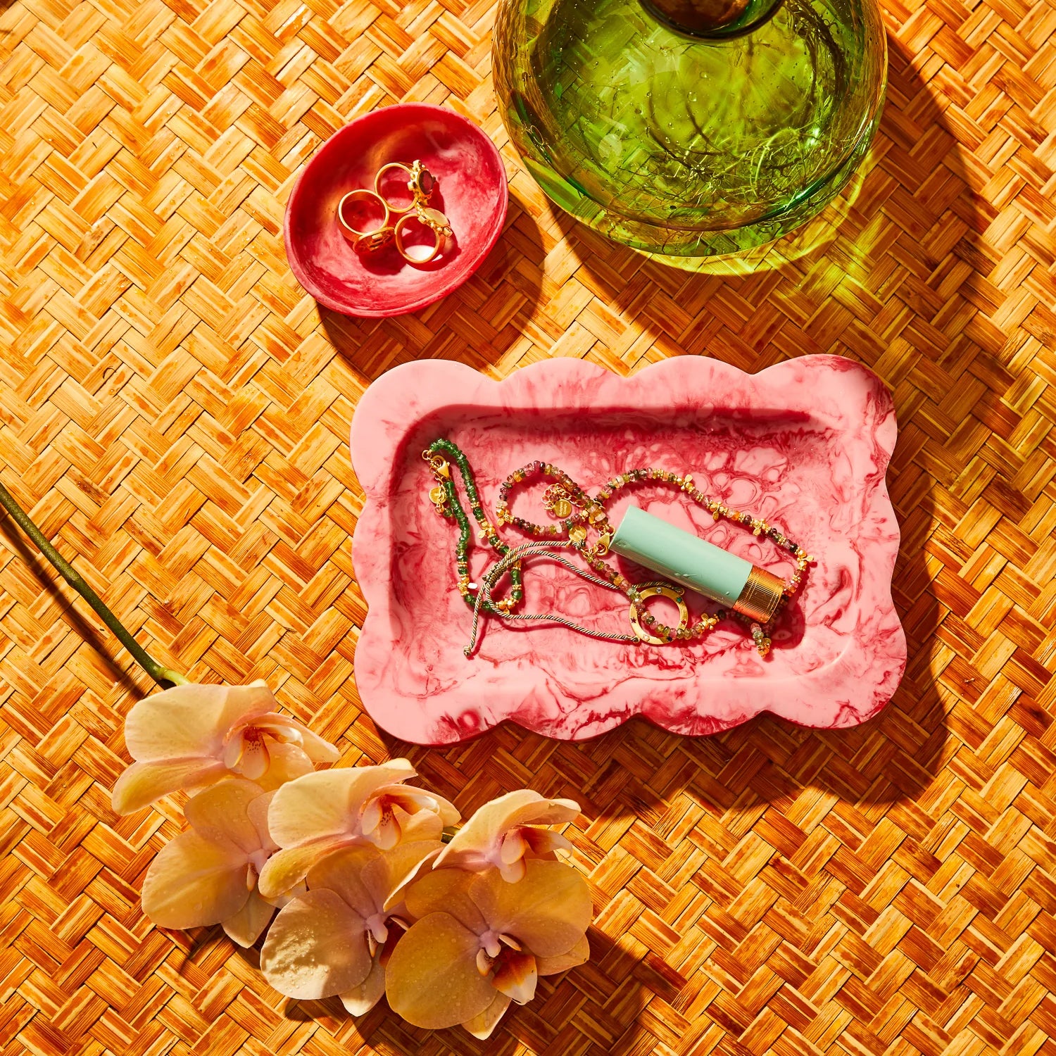 Sage x Clare - Ursula Mini Resin Bowl / Crimson - The Ivy Room Adelaide