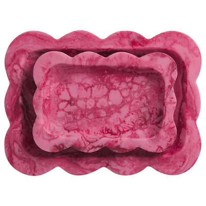Sage x Clare - Beau Small Resin Tray / Crimson - The Ivy Room Adelaide