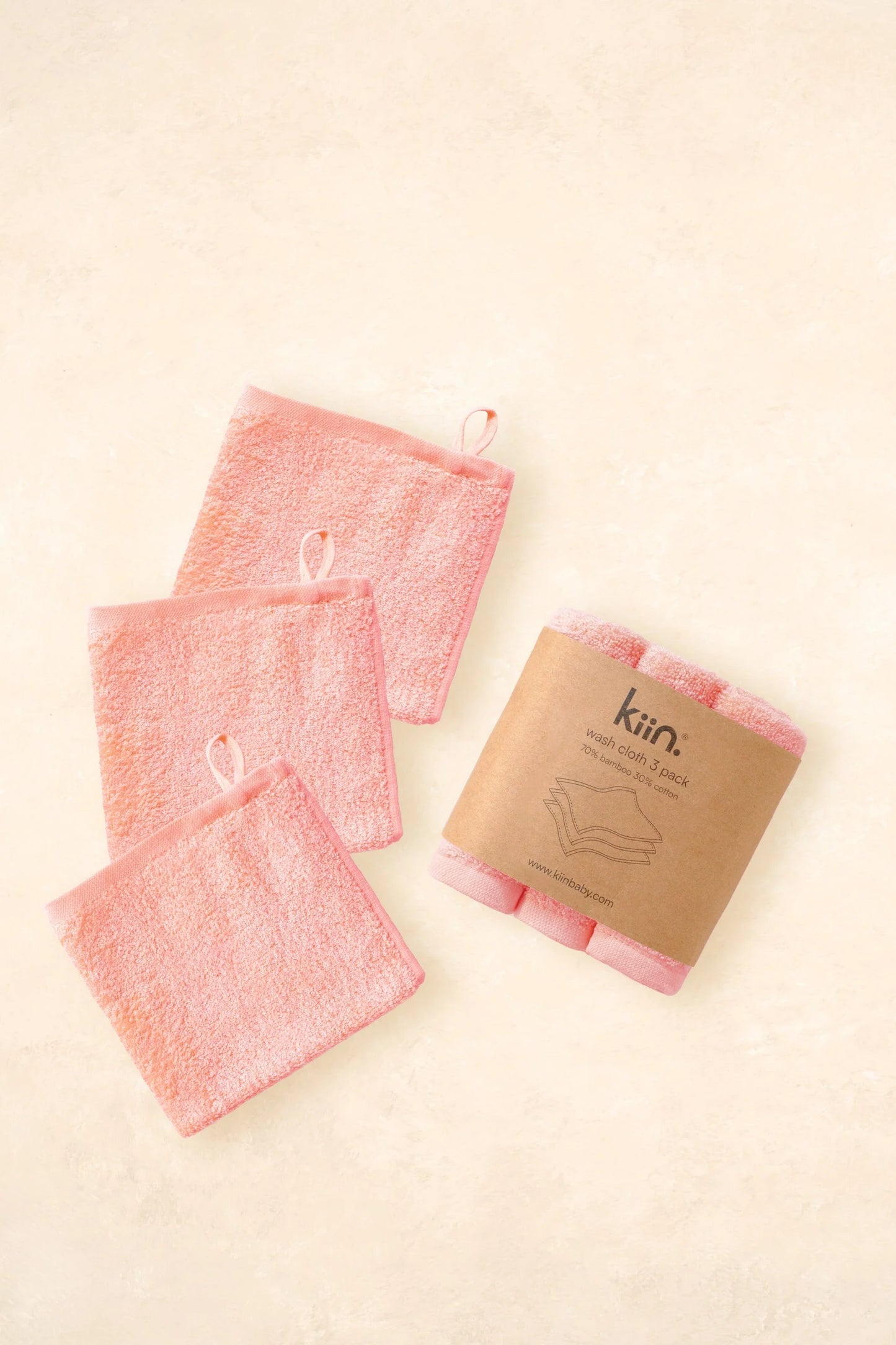 Kiin - Wash Cloths 3 Pack