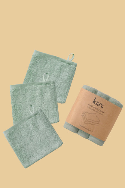 Kiin - Wash Cloths 3 Pack - The Ivy Room Adelaide