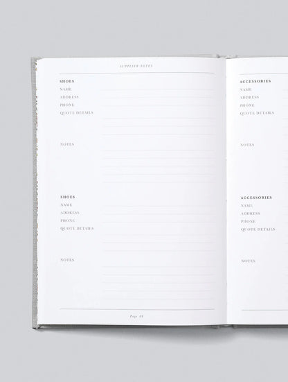 Write To Me - Wedding Planner - Together, Planning Our Day - The Ivy Room Adelaide