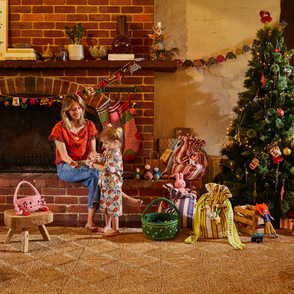 Sage x Clare - Selene Christmas Santa Sack / Crimson - The Ivy Room Adelaide