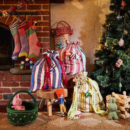 Sage x Clare - Selene Christmas Santa Sack / Azure - The Ivy Room Adelaide