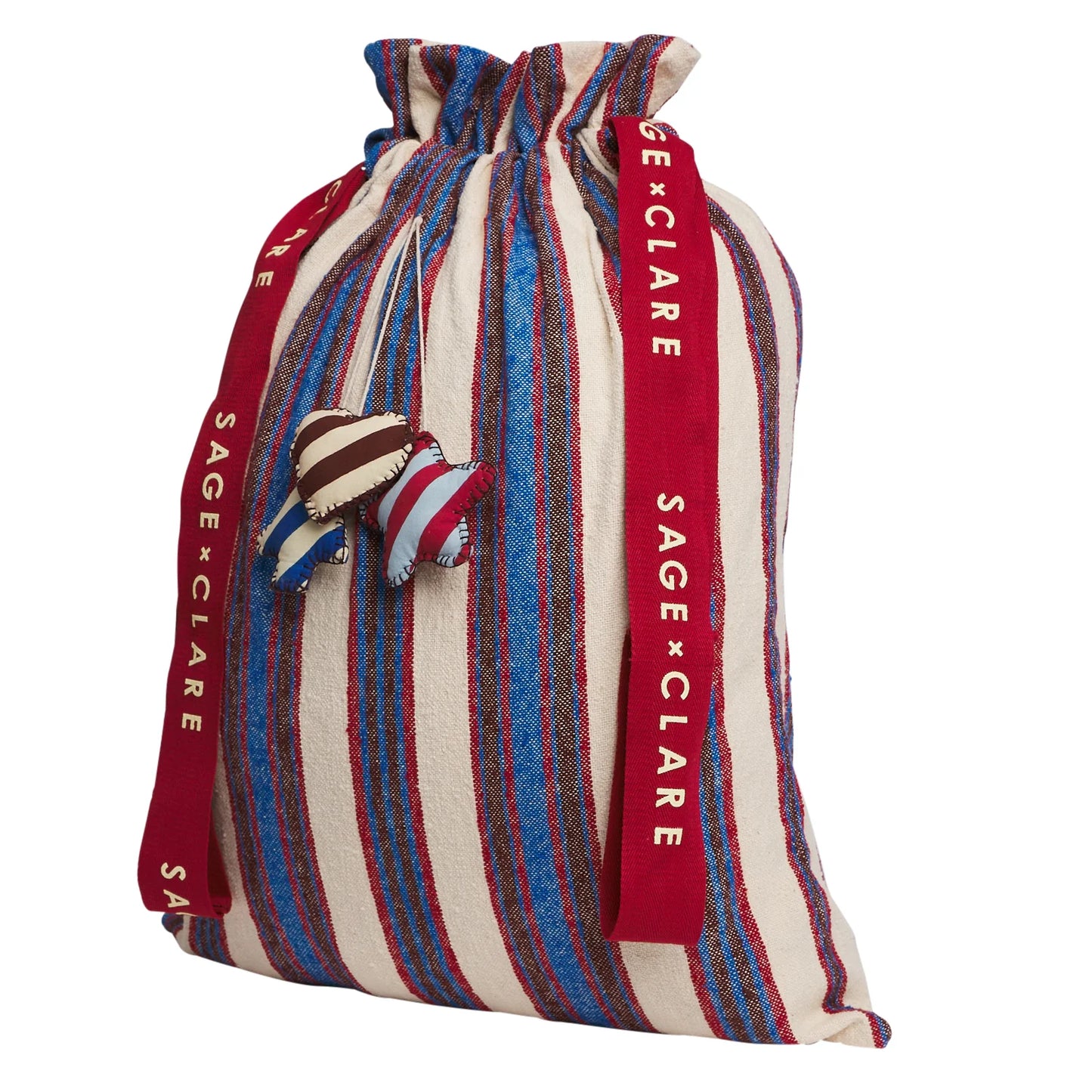 Sage x Clare - Selene Christmas Santa Sack / Azure - The Ivy Room Adelaide