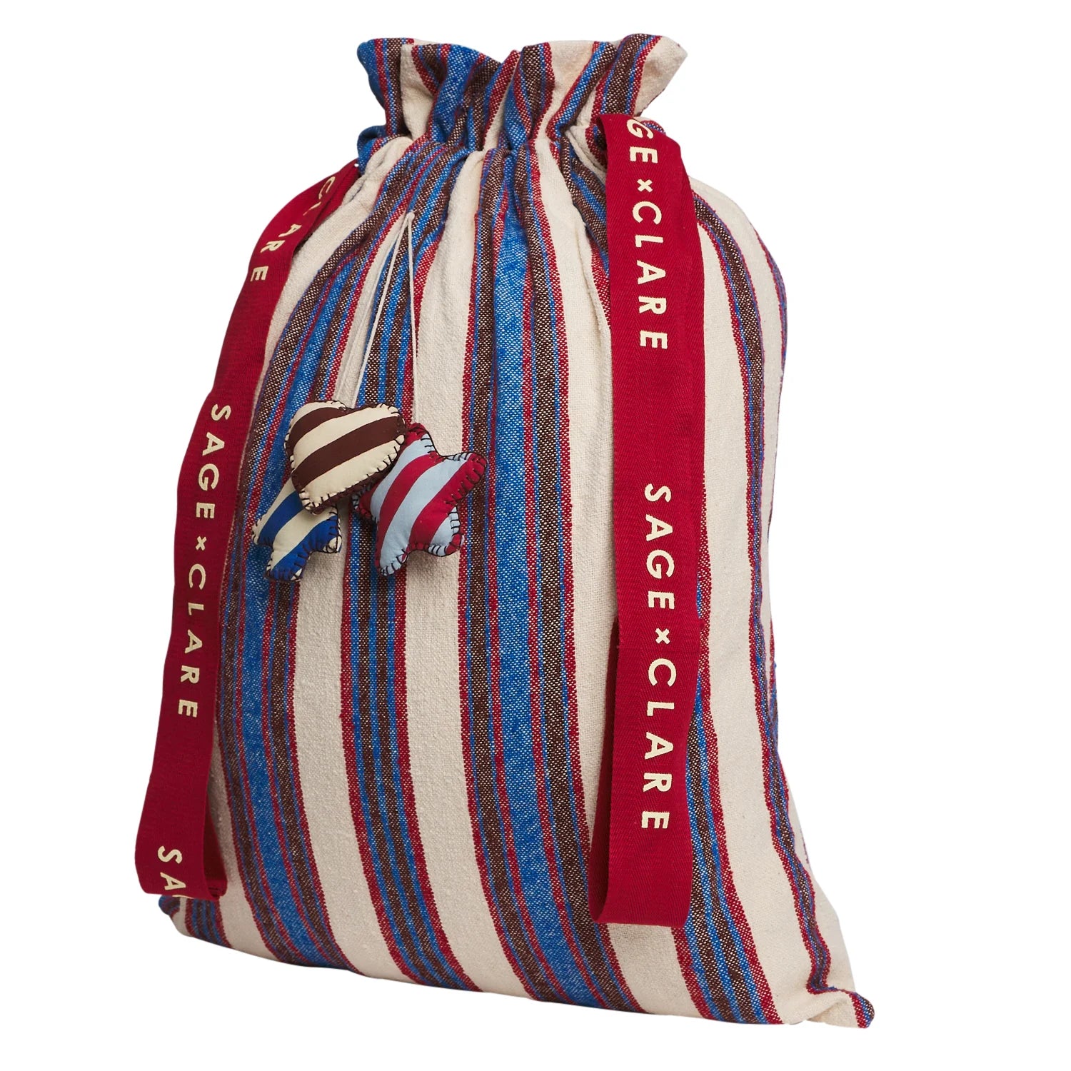 Sage x Clare - Selene Christmas Santa Sack / Azure - The Ivy Room Adelaide