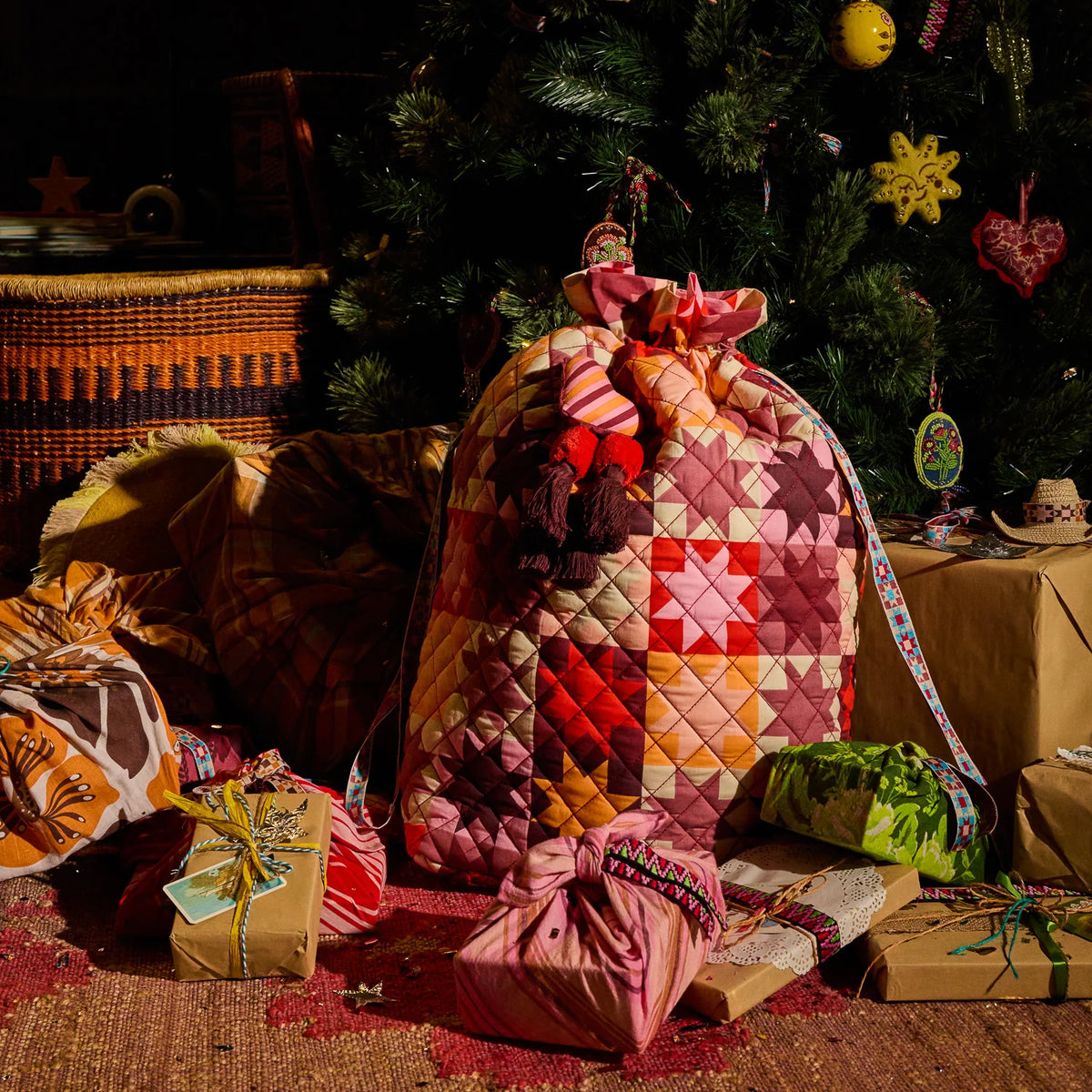 Sage x Clare - Matilda Santa Sack / Poppy