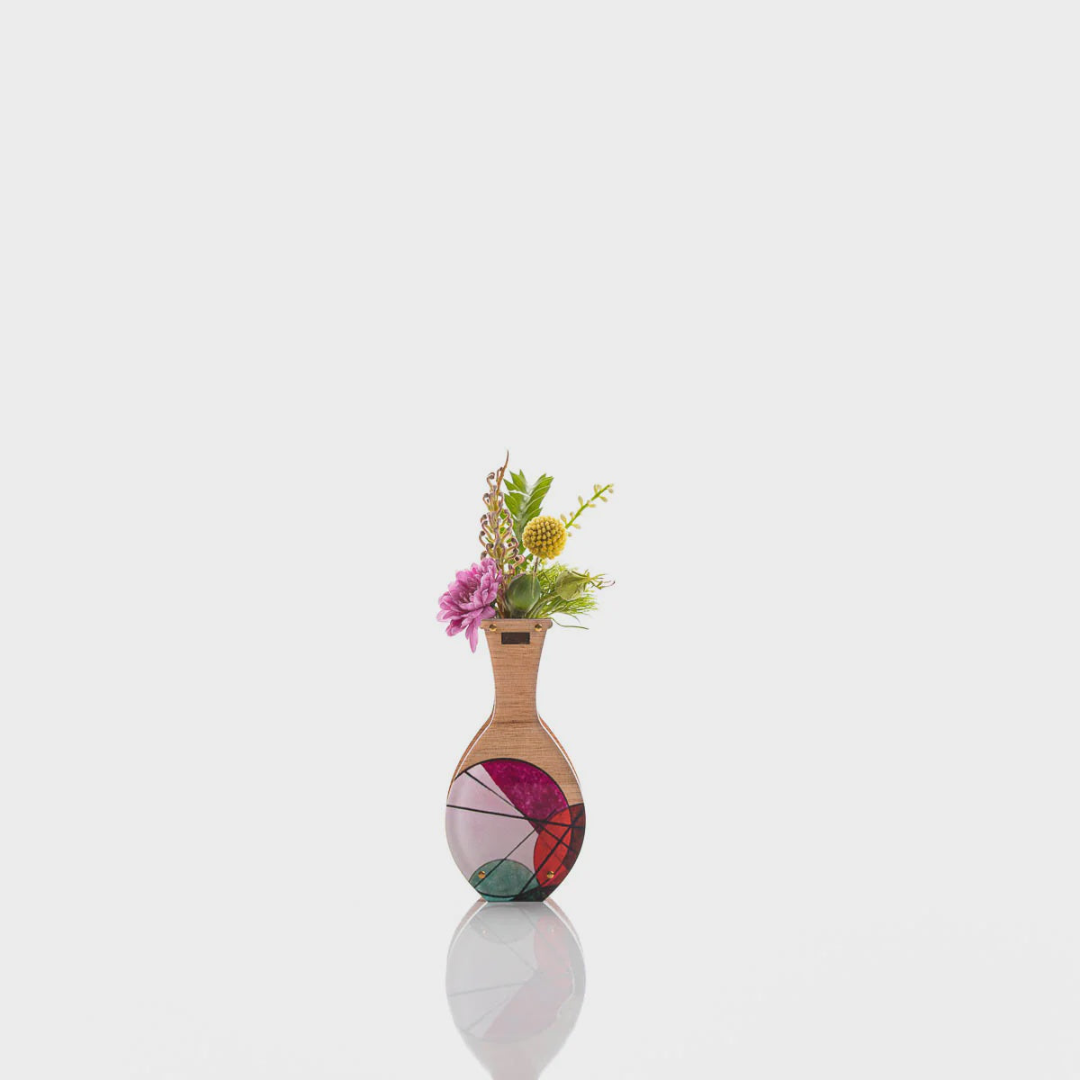 Pili Pala - Small Classic Vase Red Geo