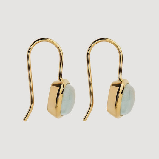 Najo - Aura Aquamarine Earring Gold