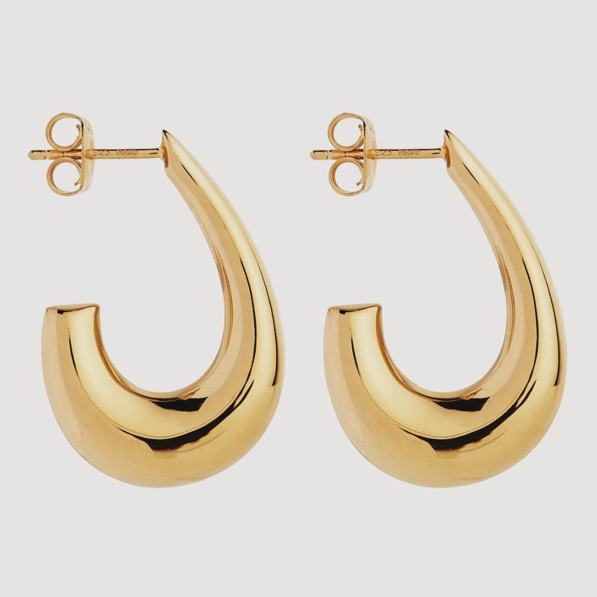 Najo - Sweep Stud Earring Gold