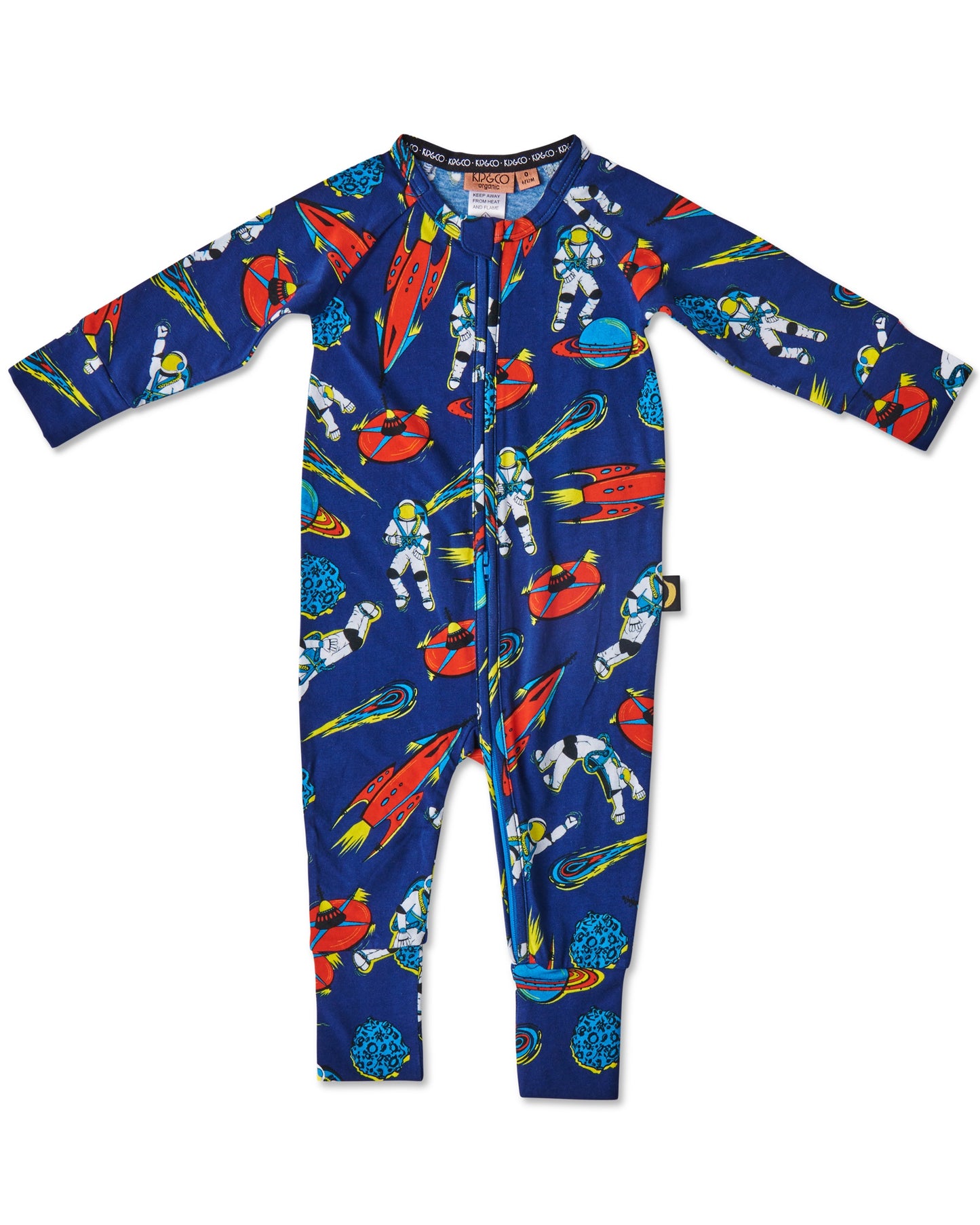 Kip & Co - Long Sleeve Zipsuit Outer Space