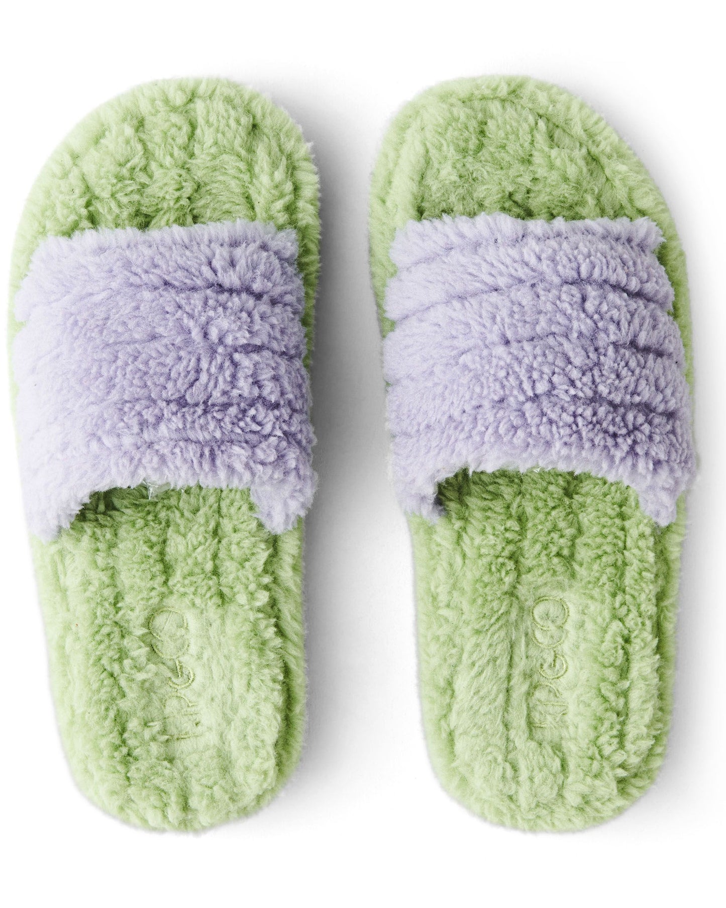 Kip & Co - Mint Gelato Quilted Sherpa Slippers